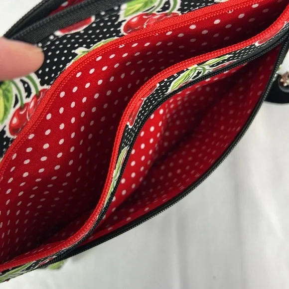 Handmade Cherry Crossbody Bag - Picture 5 of 12